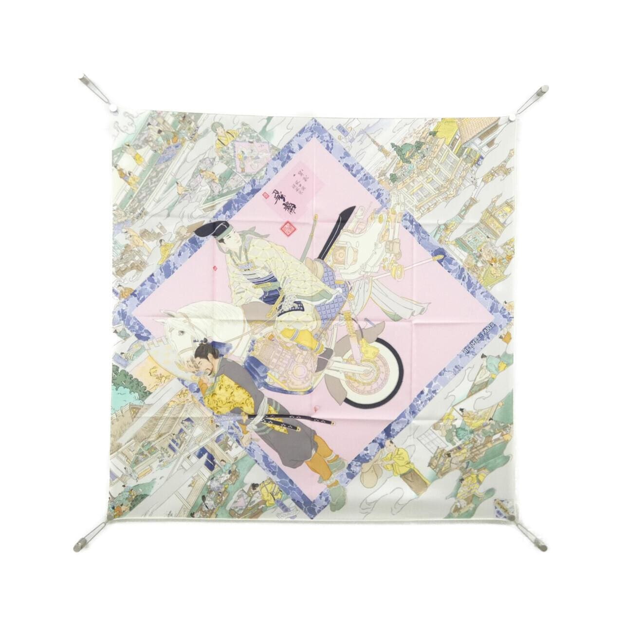 エルメス LES ARTISANSD`S HERMES カレ 003335S スカーフ