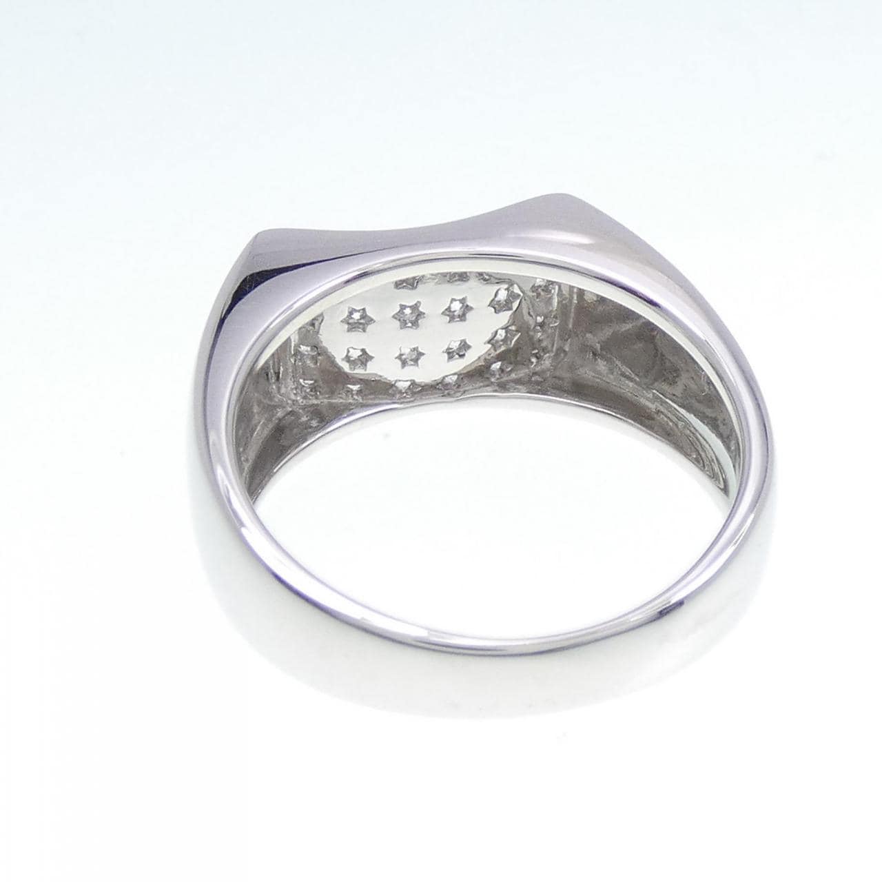 PT Pave Diamond Ring 0.54CT