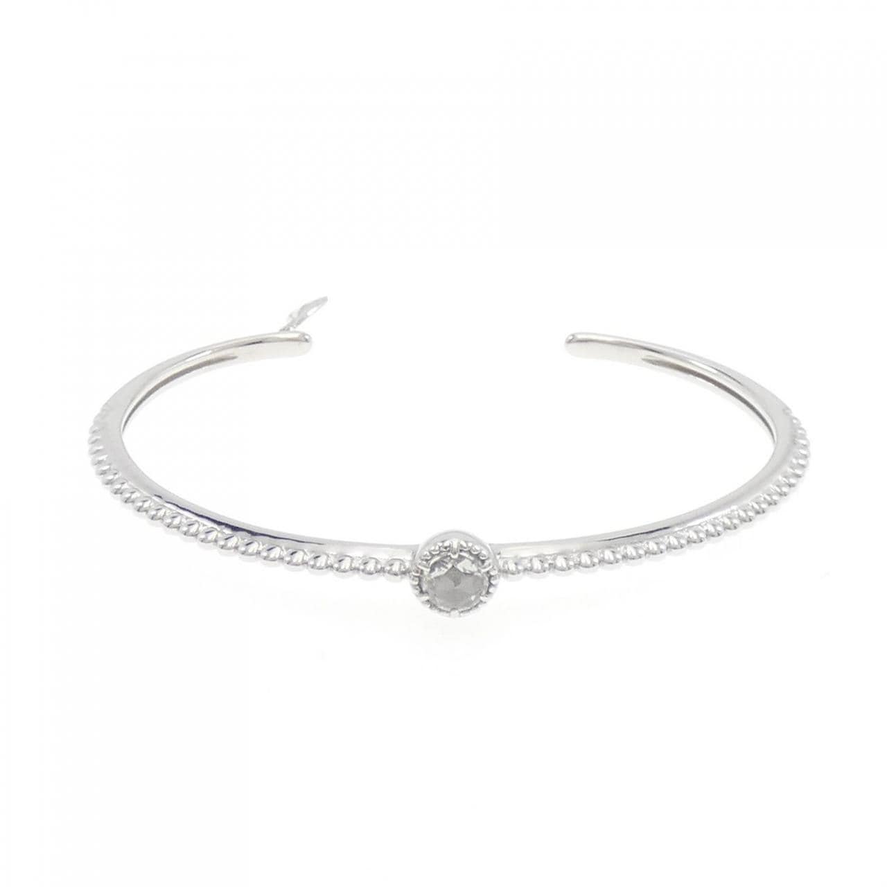 K18WG Diamond Bangle 0.24CT