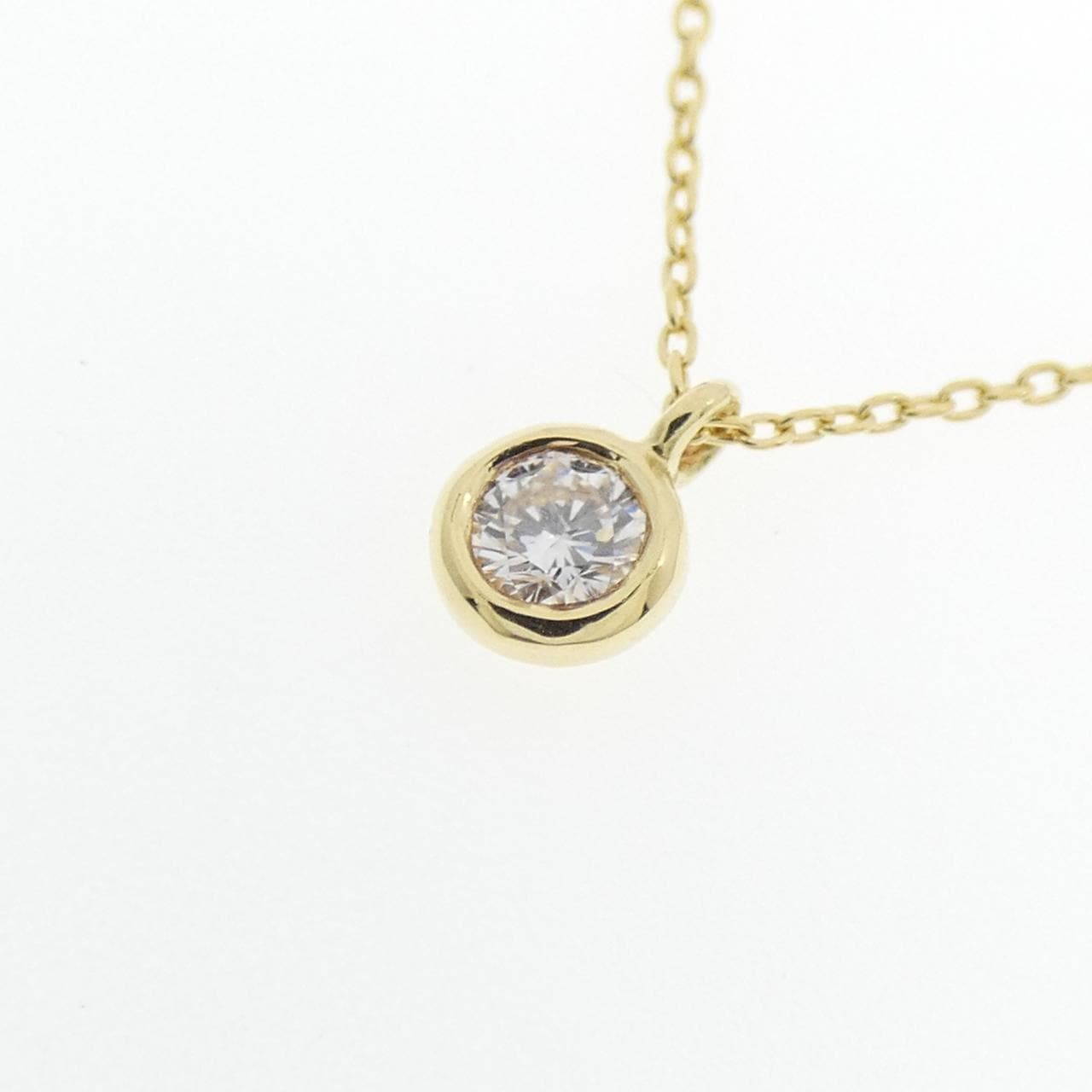K18YG ダイヤモンド ネックレス 0.10CT