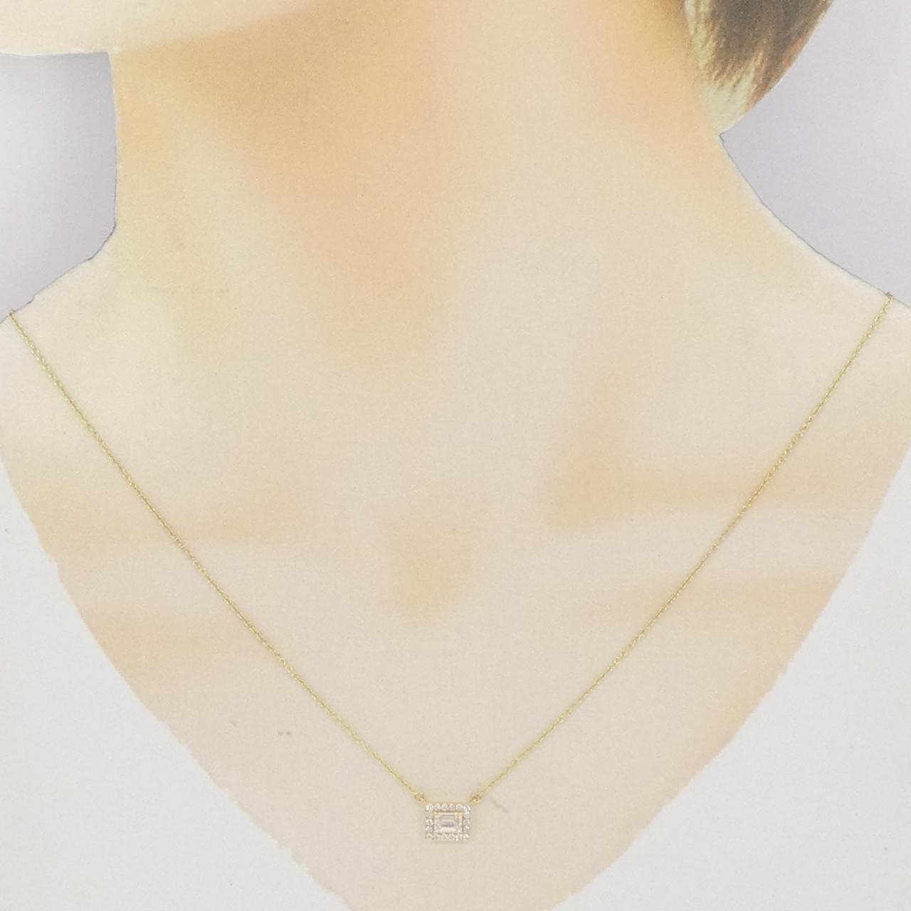 【新品】K18YG ダイヤモンド ネックレス 0.41CT