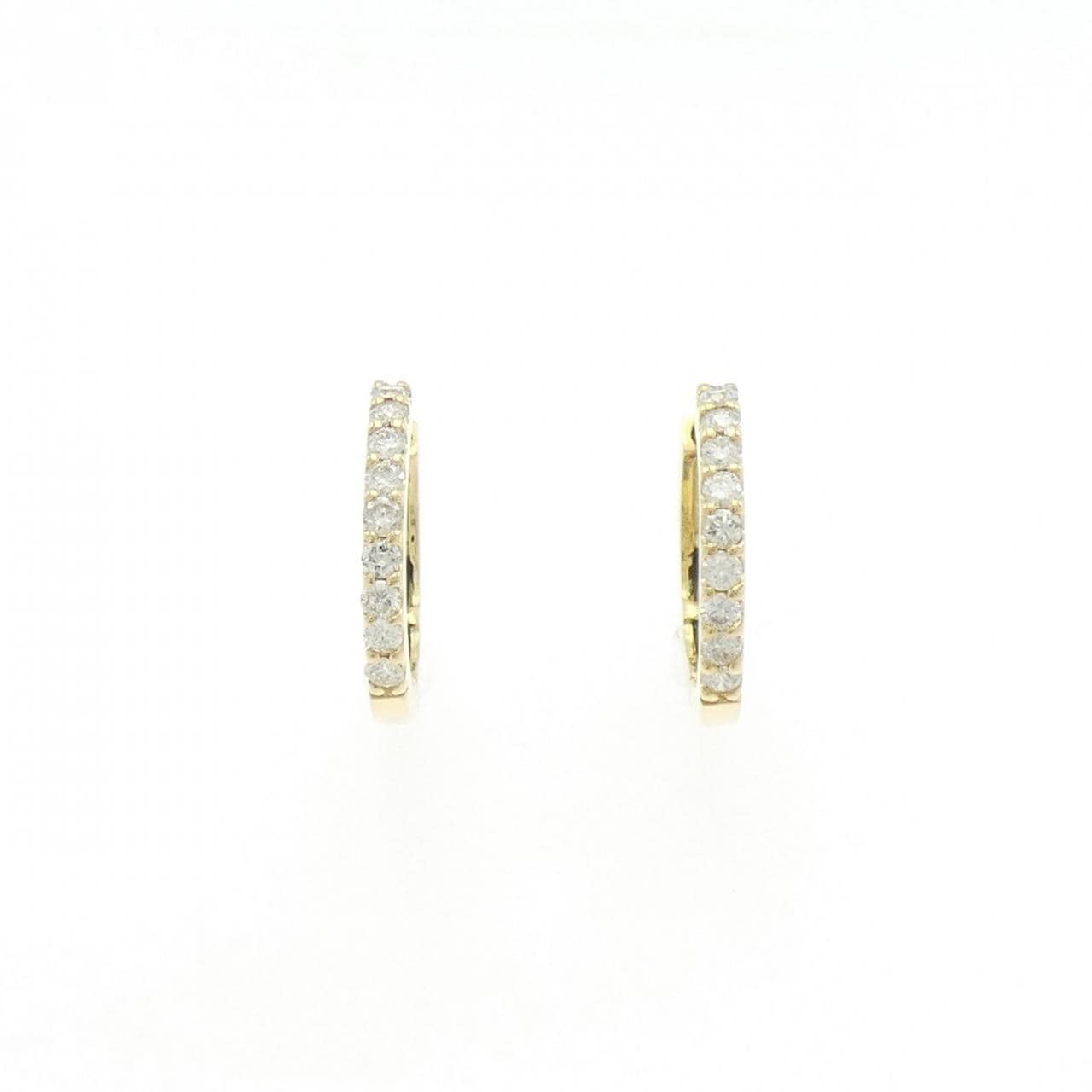 【新品】K18YG ダイヤモンド ピアス 0.30CT