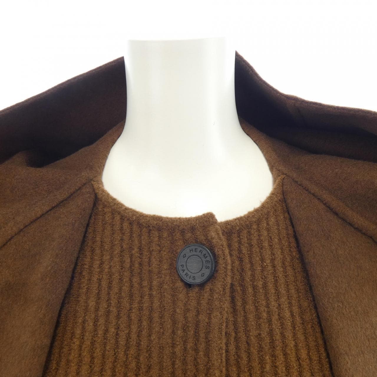 エルメス HERMES LOOK12 ニットディテール 3H0142DB ダブルフェイス コート