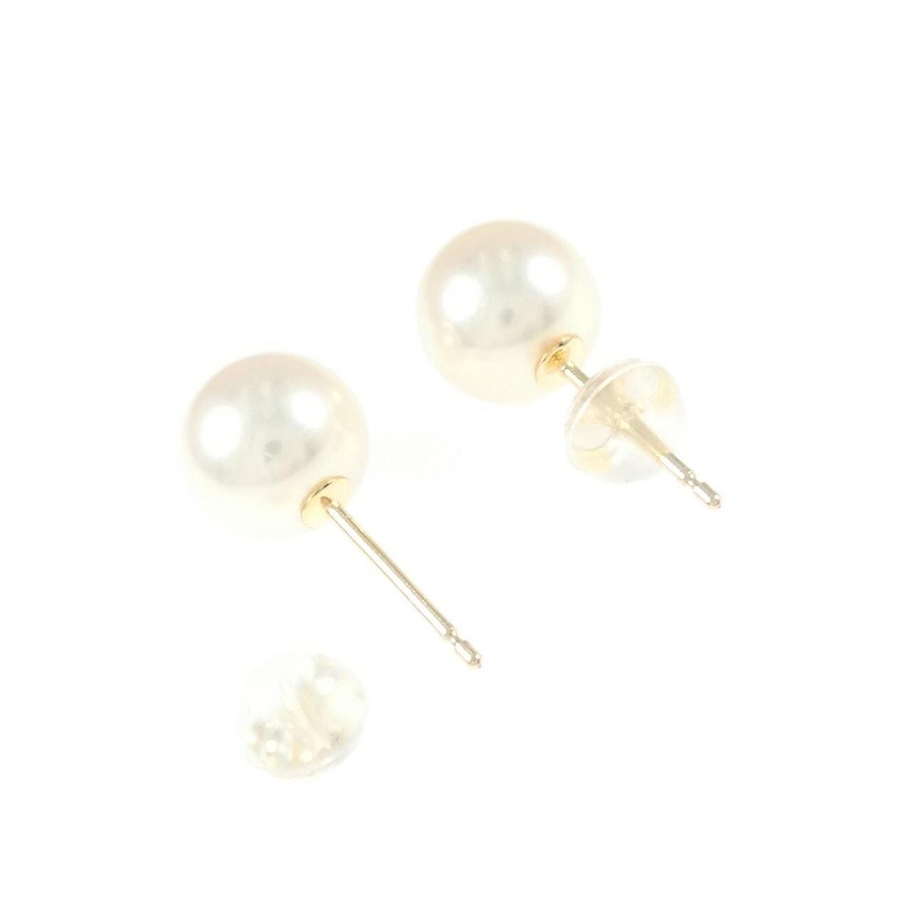 K18YG アコヤパール ピアス 8mm