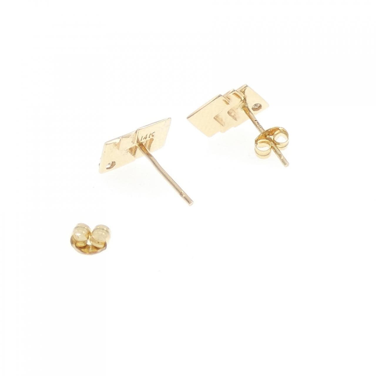 14KYG/K14YG ダイヤモンド ピアス