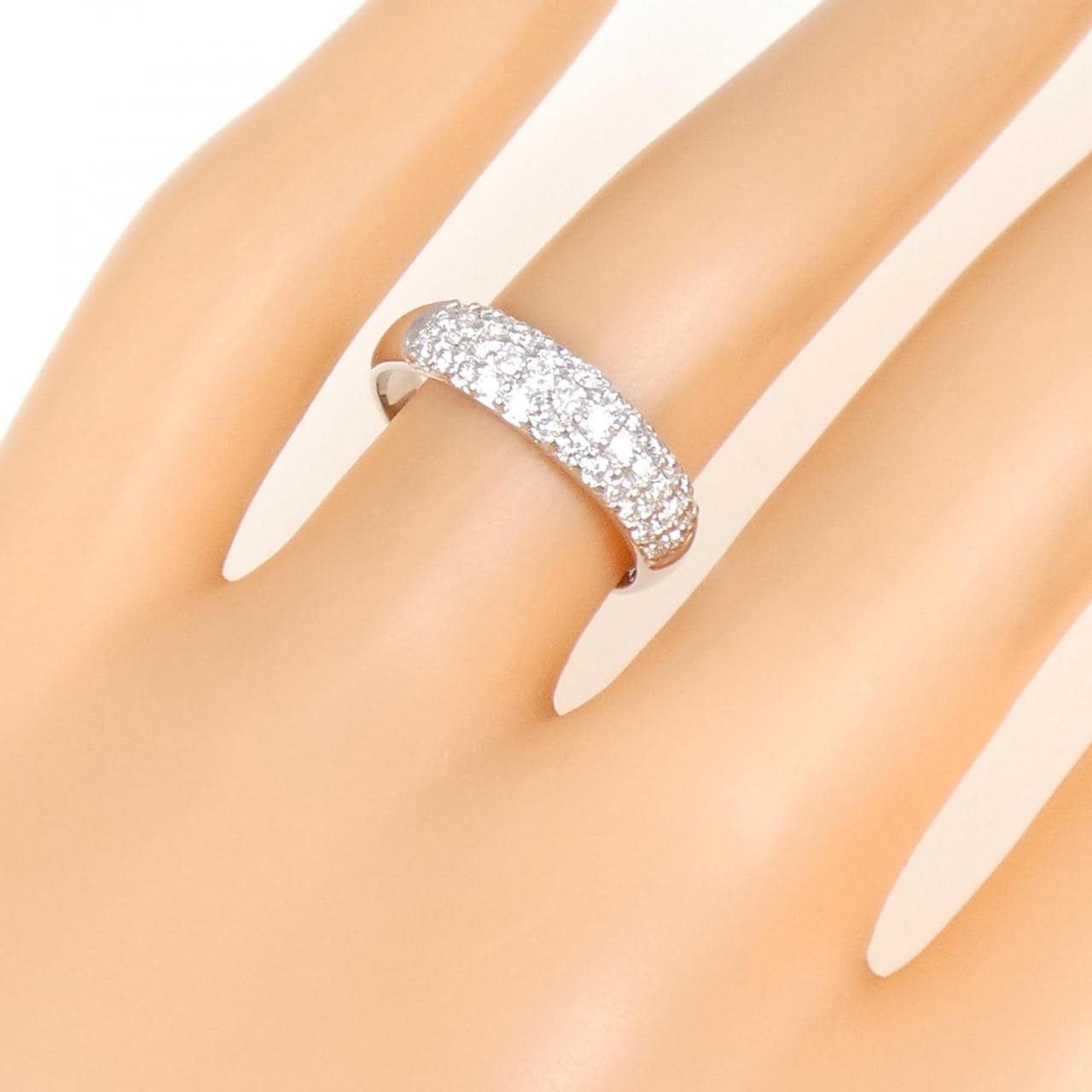 PT900 パヴェ ダイヤモンド リング 0.50CT