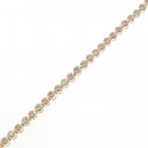 K18YG ダイヤモンド ブレスレット 1.00CT