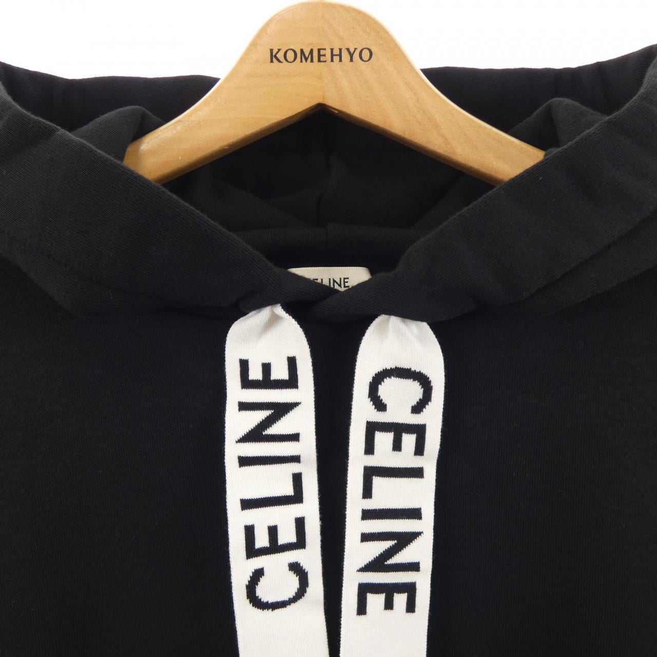 セリーヌ CELINE CELINE ルーズ フーディー / コットンフリース 2Y468670Q パーカー