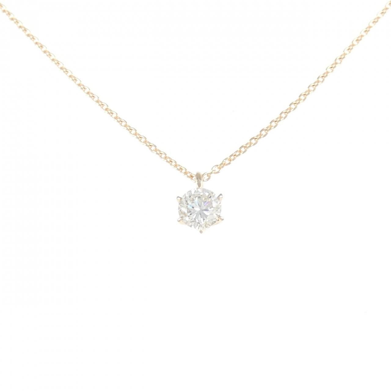 K18PG ダイヤモンド ネックレス 0.314CT I SI2 Good