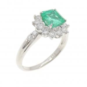 PT900 エメラルド リング 1.18CT