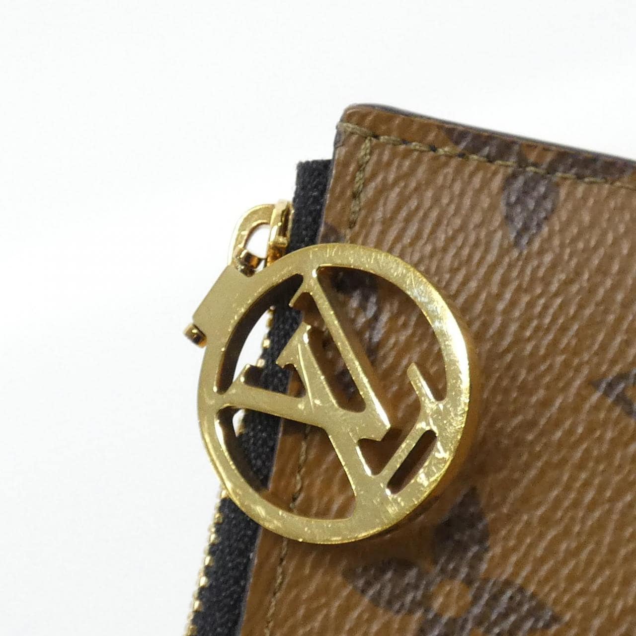 ルイヴィトン モノグラム リバース カードケース ポルト カルト ロミー M81912 コイン＆カードケース