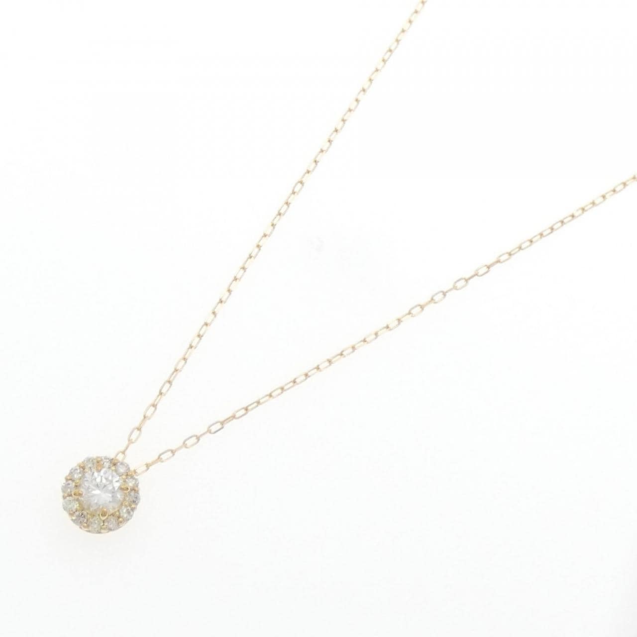 [BRAND NEW] K18YG Diamond Necklace 0.200CT