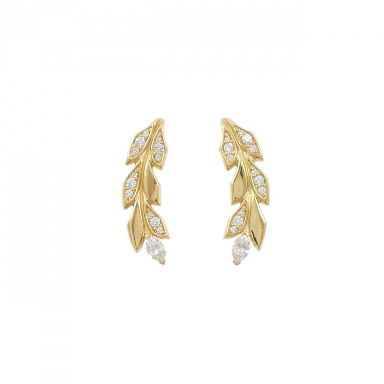 ティファニー ヴァイン クライマー ピアス 0.33CT