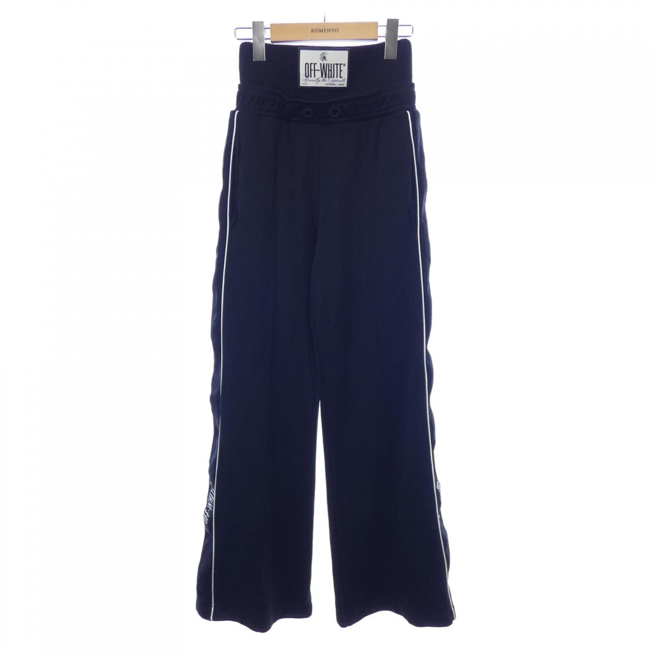 OFF-WHITE-White OWVI017S23JER001 Pants