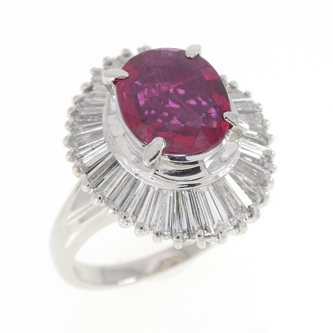 PT900 ルビー リング 1.51CT
