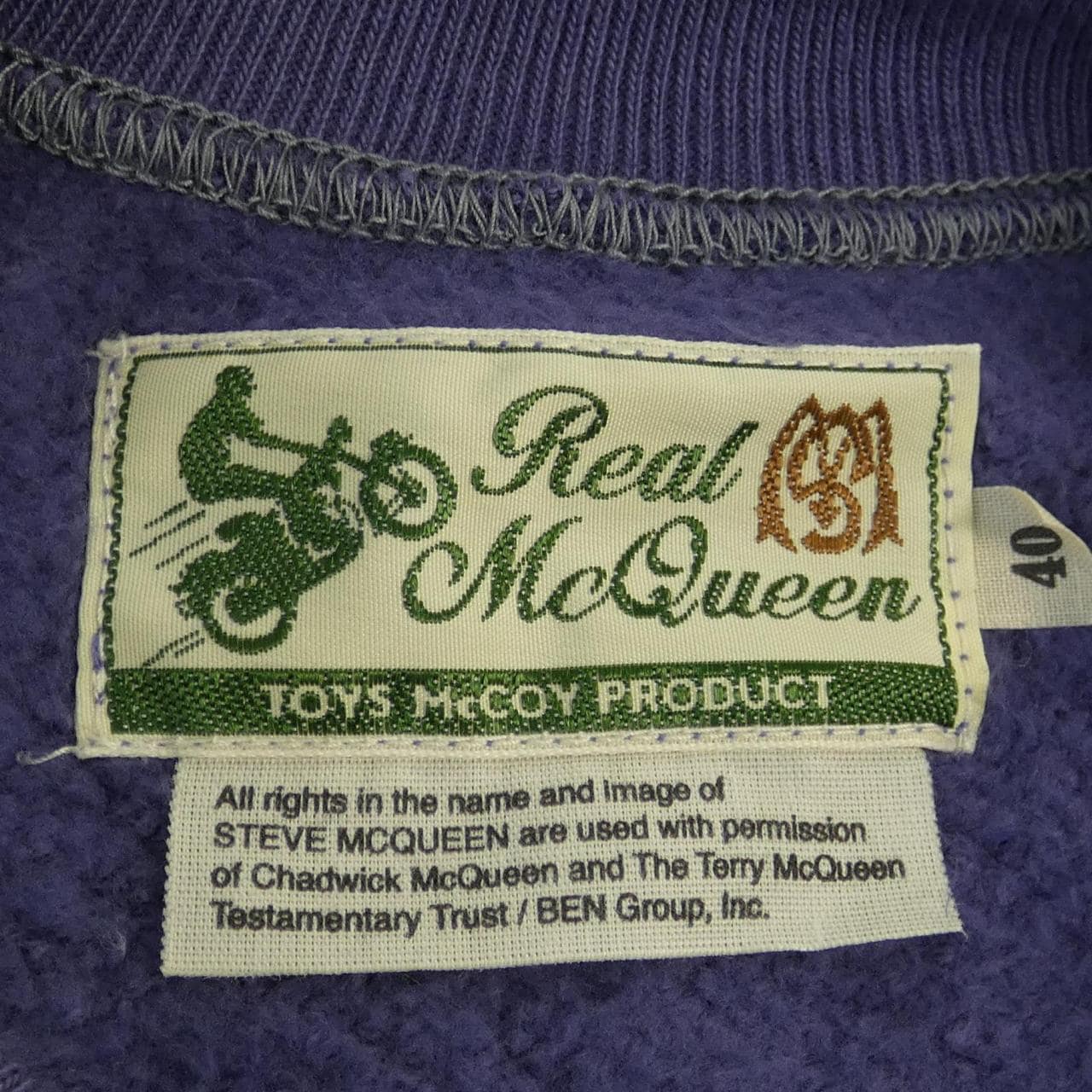 トイズマッコイ TOY'S McCOY スウェット