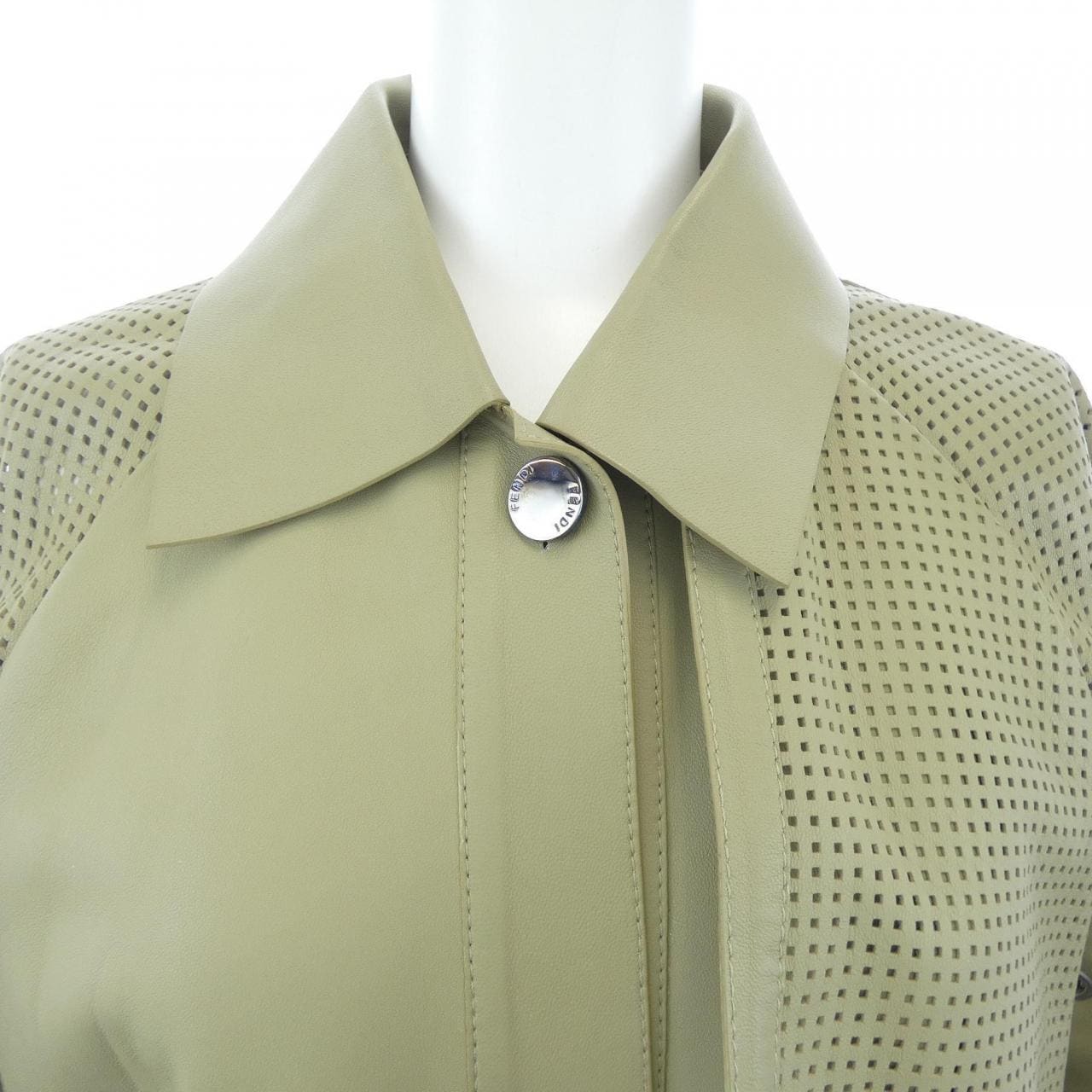 フェンディ FENDI FPS789 A7WL レザーコート