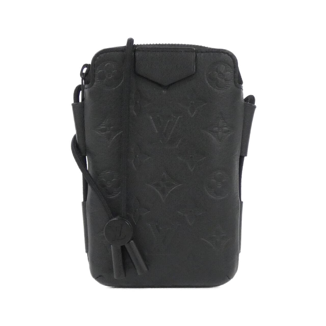 ルイヴィトン モノグラム シャドウ レースアップ ポーチ M12601 ショルダーバッグ