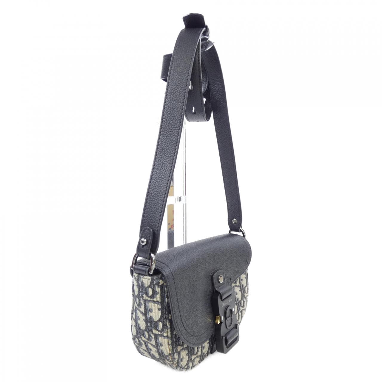 ディオール DIOR フラップ付きメッセンジャーバックミニ オブリークジャカード 2ADCA435YKS BAG