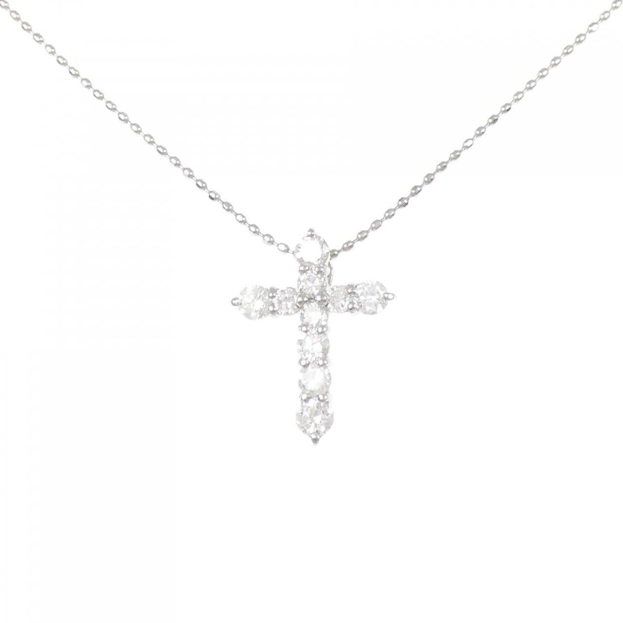PT900/PT850 十字钻石项链 0.50CT
