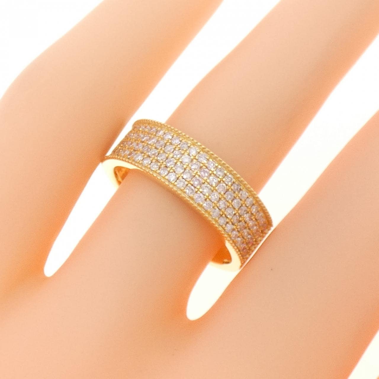 【新品】K18YG ダイヤモンド リング 0.55CT