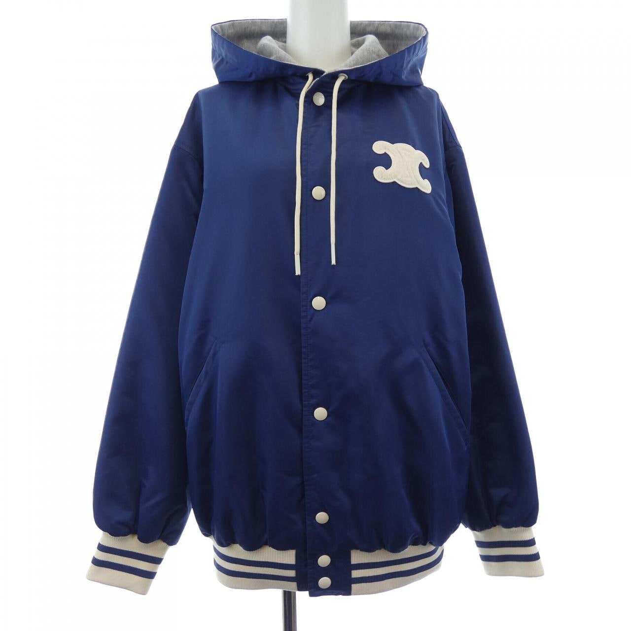 セリーヌ CELINE CELINE PARIS フード付きテディジャケット 2W17B227R エディ期 ブルゾン