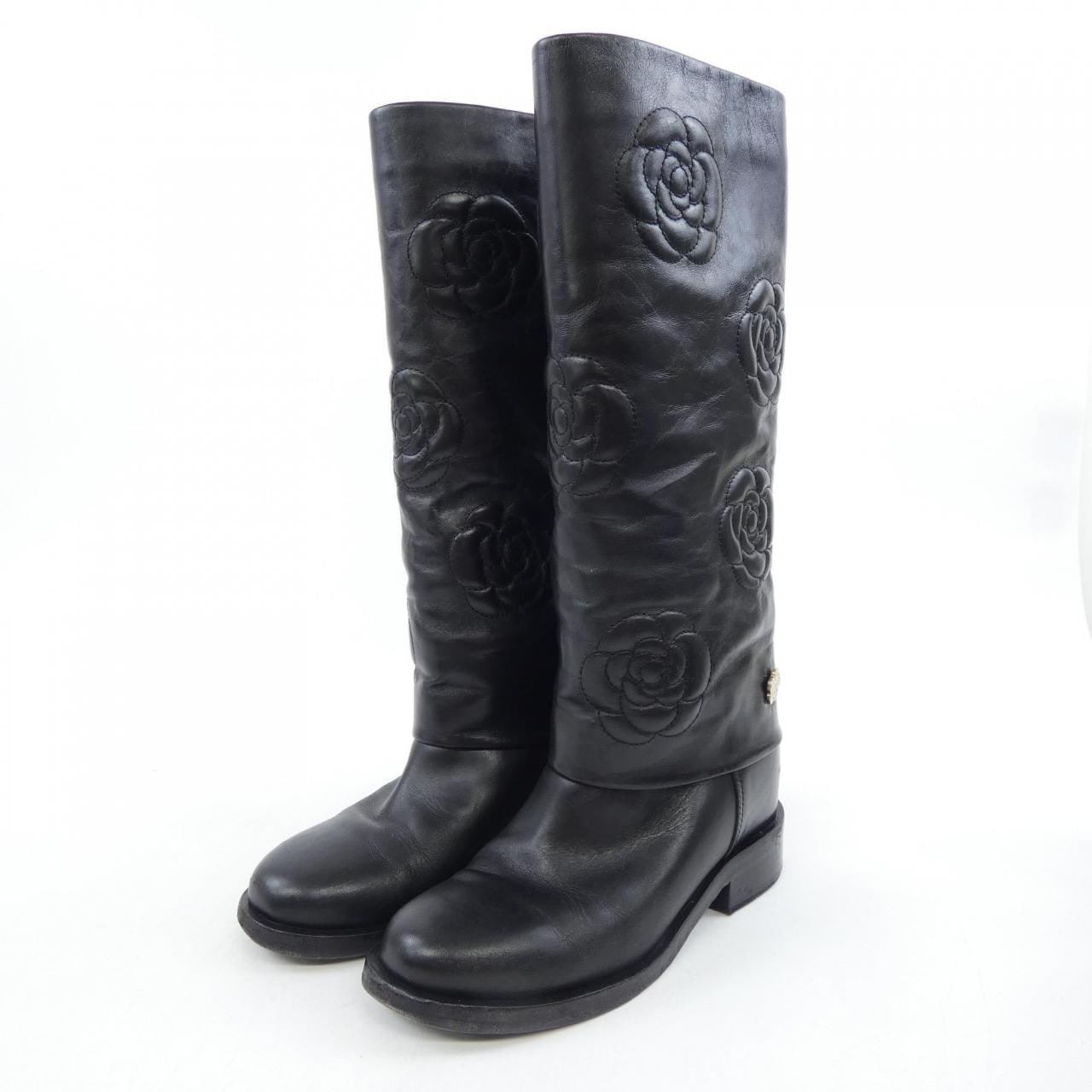 シャネル CHANEL ハイブーツ G32098X47970 ロングブーツ