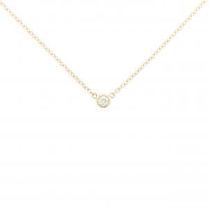 K18YG ソリティア ダイヤモンド ネックレス 0.03CT