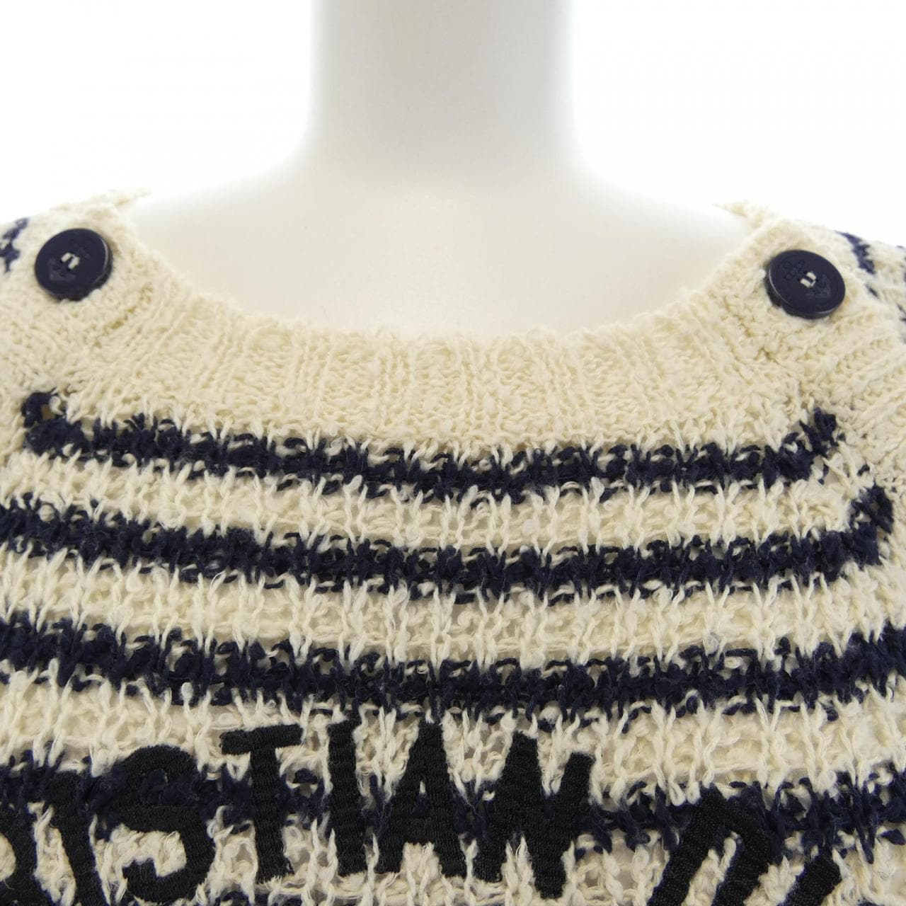 クリスチャンディオール CHRISTIAN DIOR DIOR MARINieRE ショートスリーブ セーター 524S24A7026 ニット