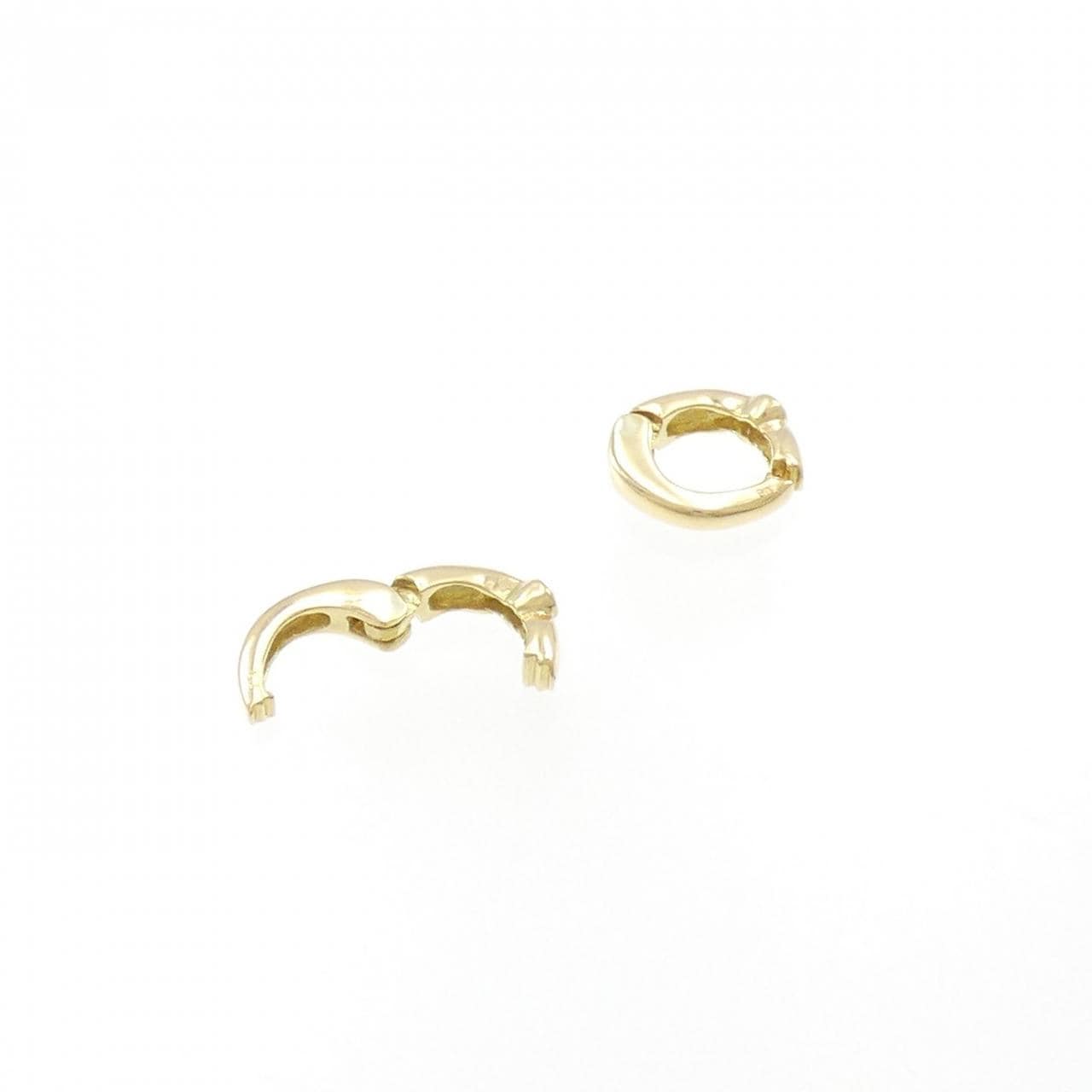 K18YG钻石耳夹0.04CT