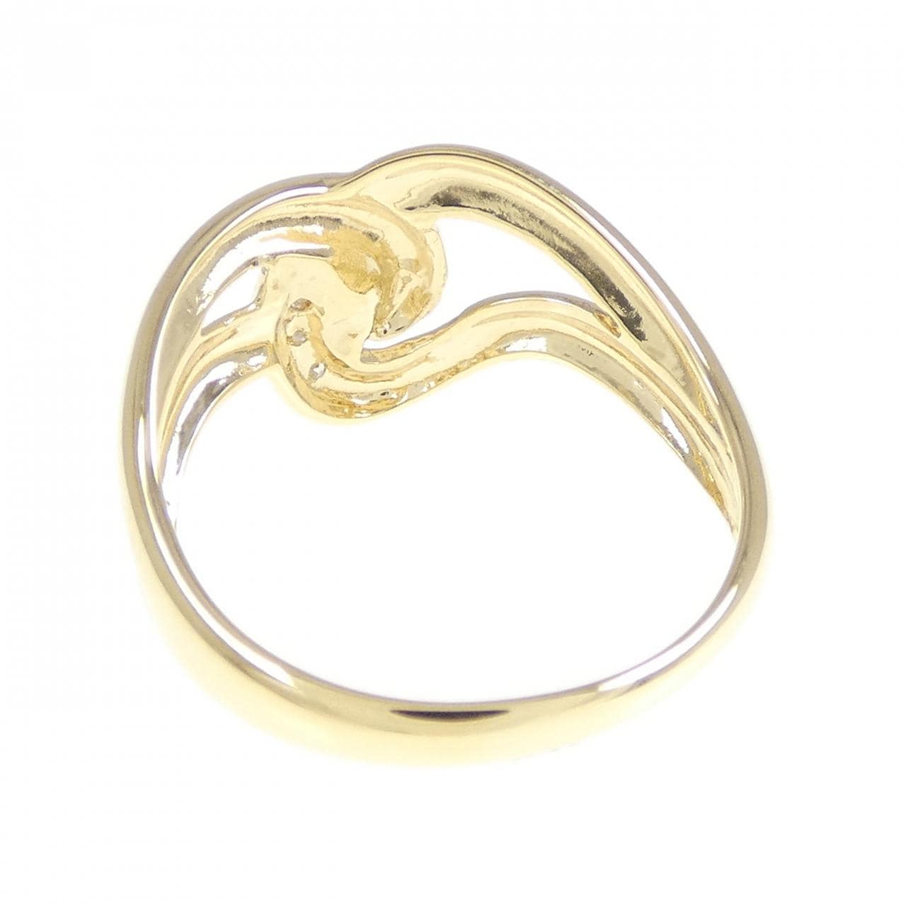 K18YG ダイヤモンド リング 0.02CT