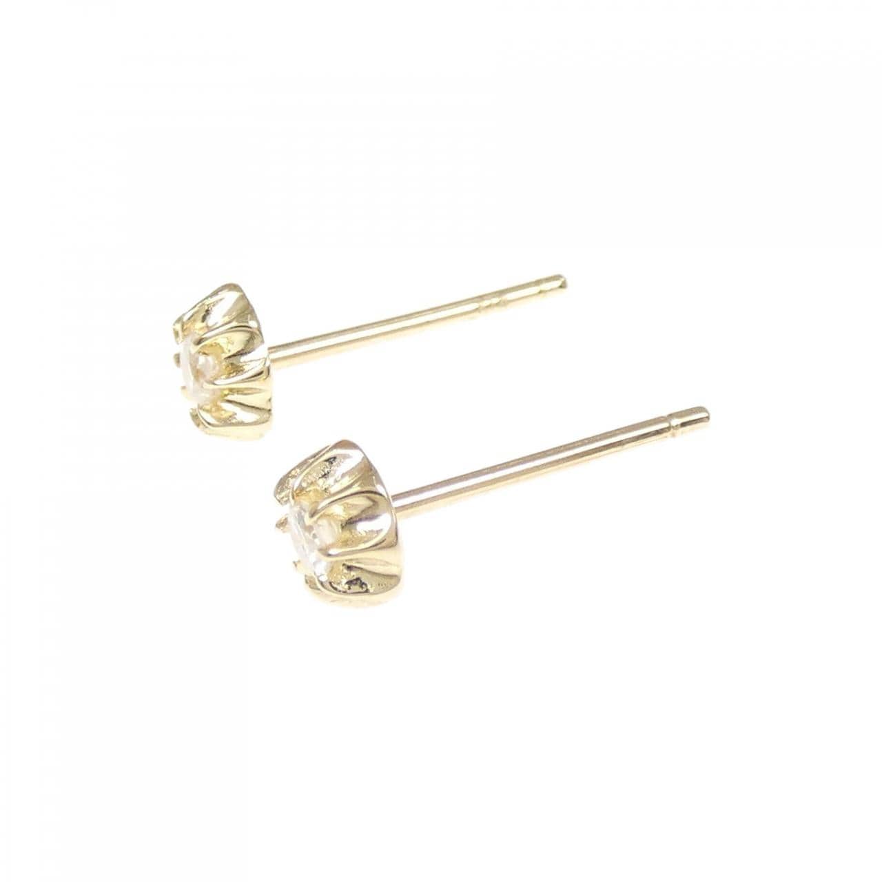 K14YG ダイヤモンド ピアス