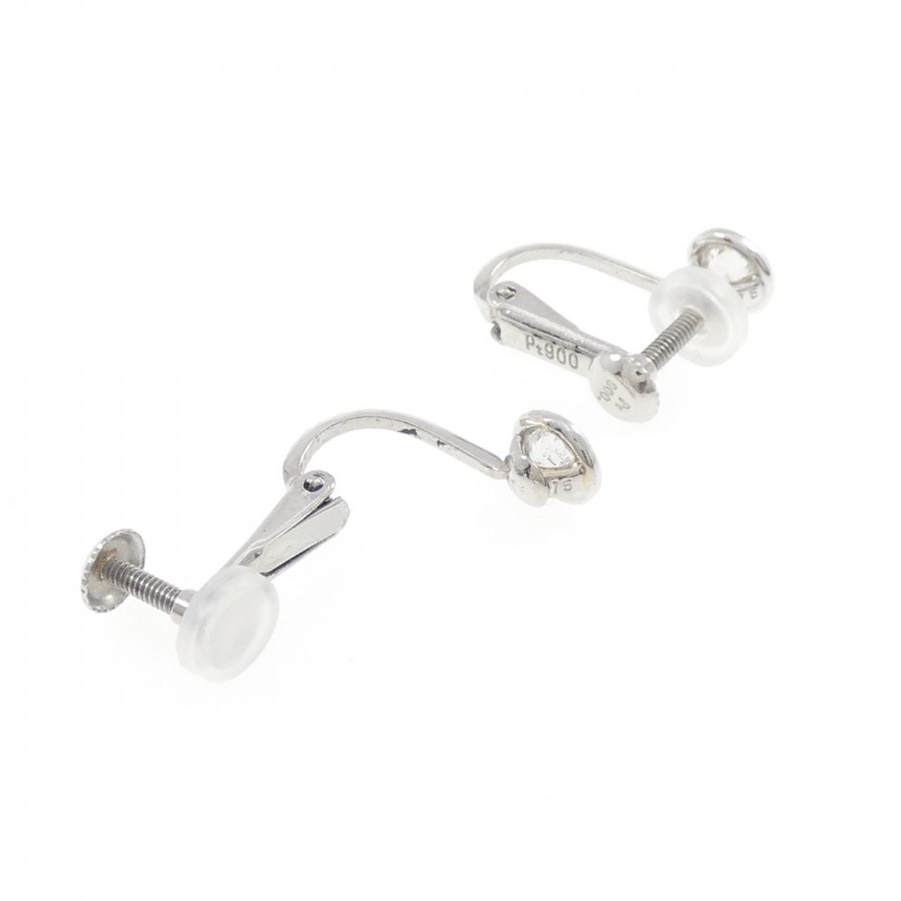 PT900 ダイヤモンド イヤリング 0.30CT