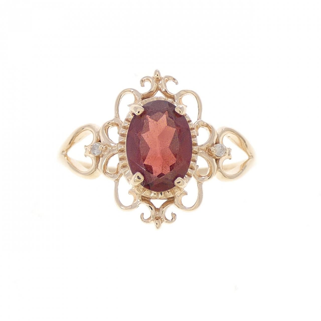 K10PG ガーネット リング