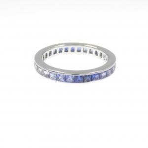 750WG フルエタニティ サファイヤ リング 1.71CT