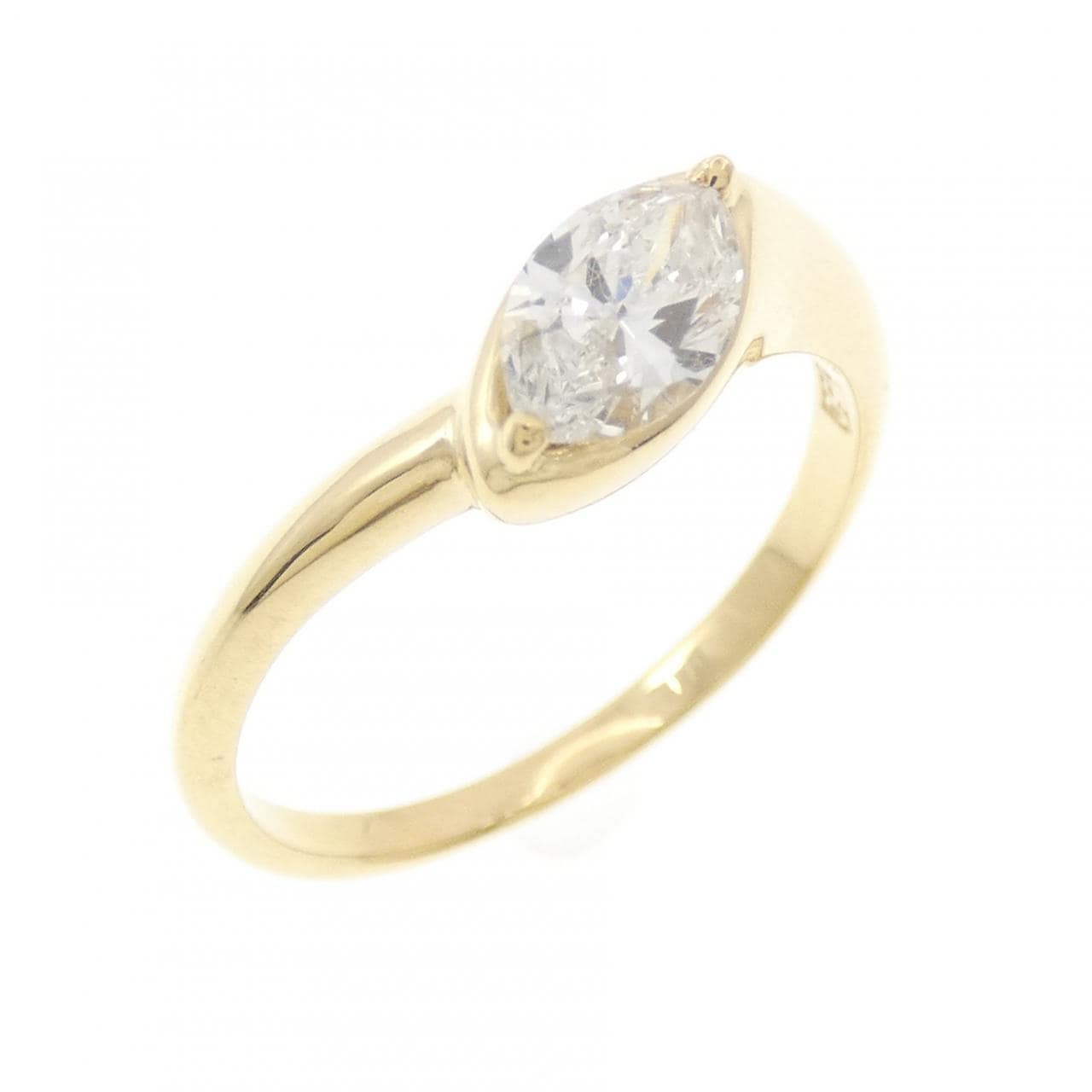 750YG ダイヤモンド リング 0.374CT
