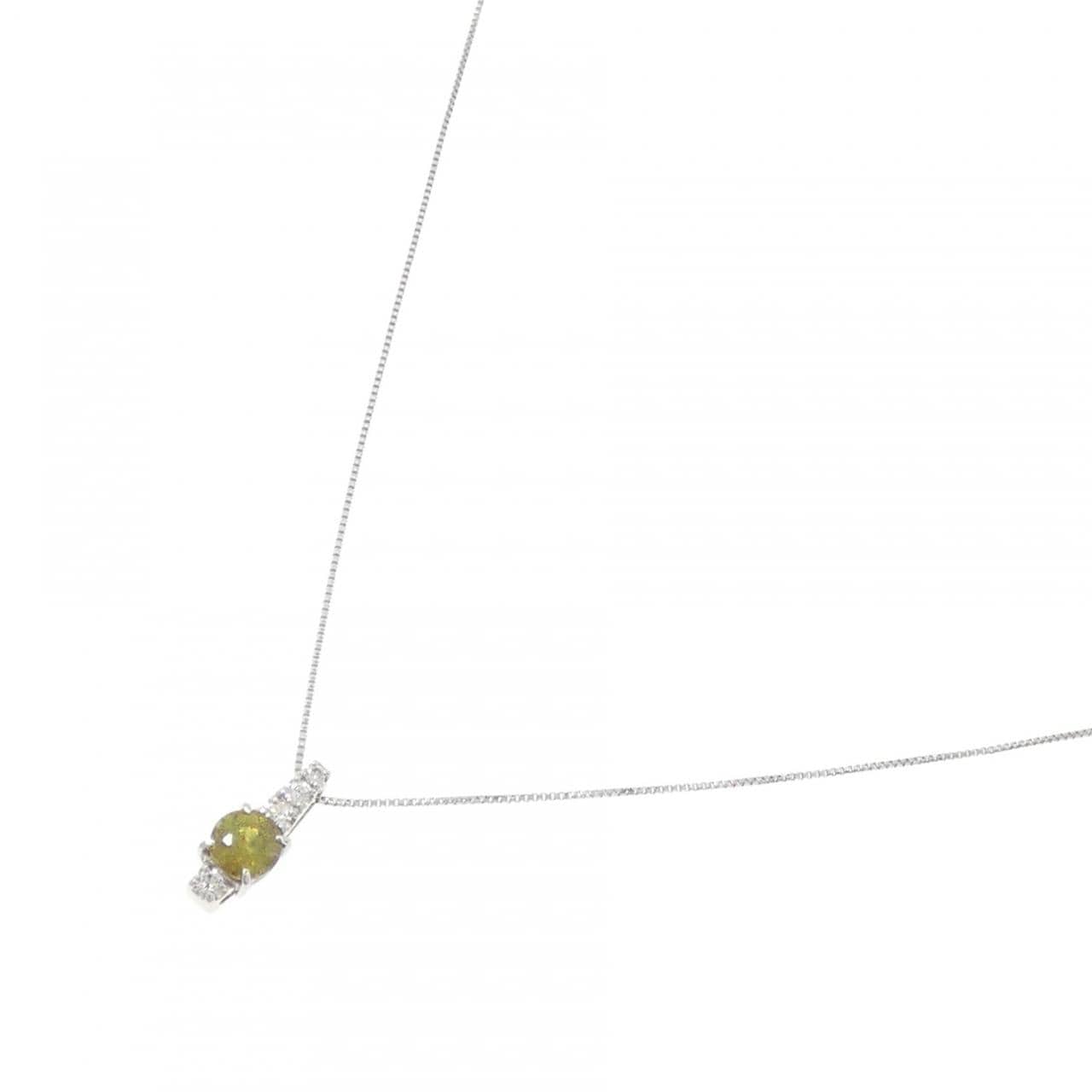 PT850 スフェーン ネックレス 0.47CT