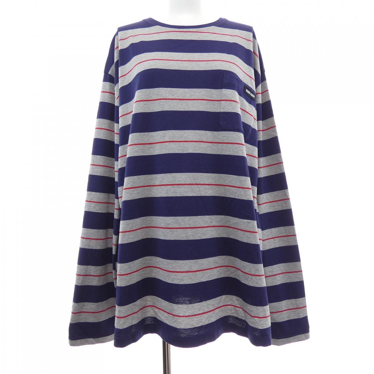 ミュウミュウ MIU MIU MIU MIUロゴ MJL014 SOOO 14RT Tシャツ