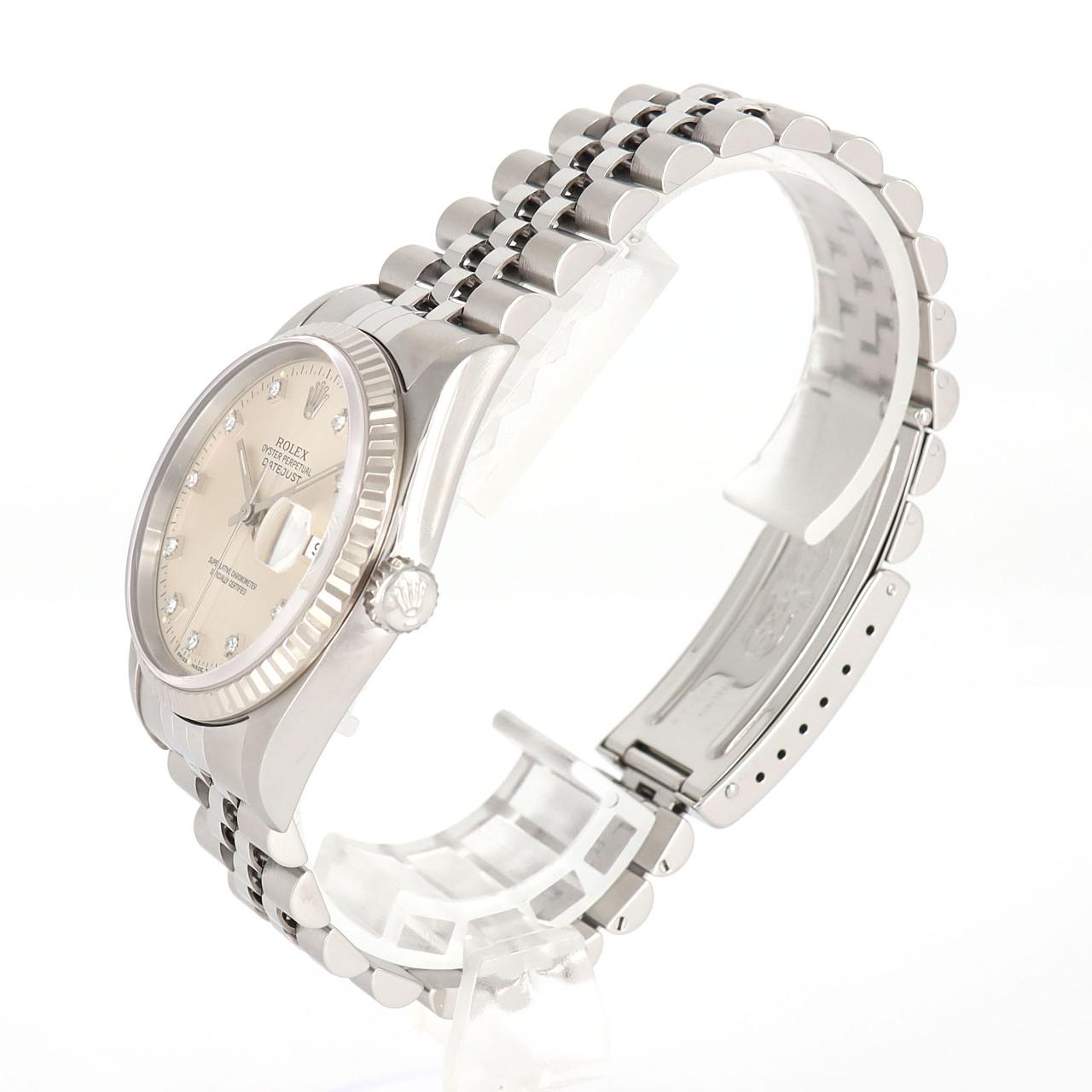 ROLEX Datejust 16234G. SSxWG Automatic S number