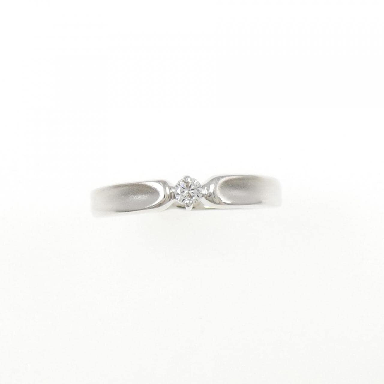 K18WG ダイヤモンド リング 0.05CT