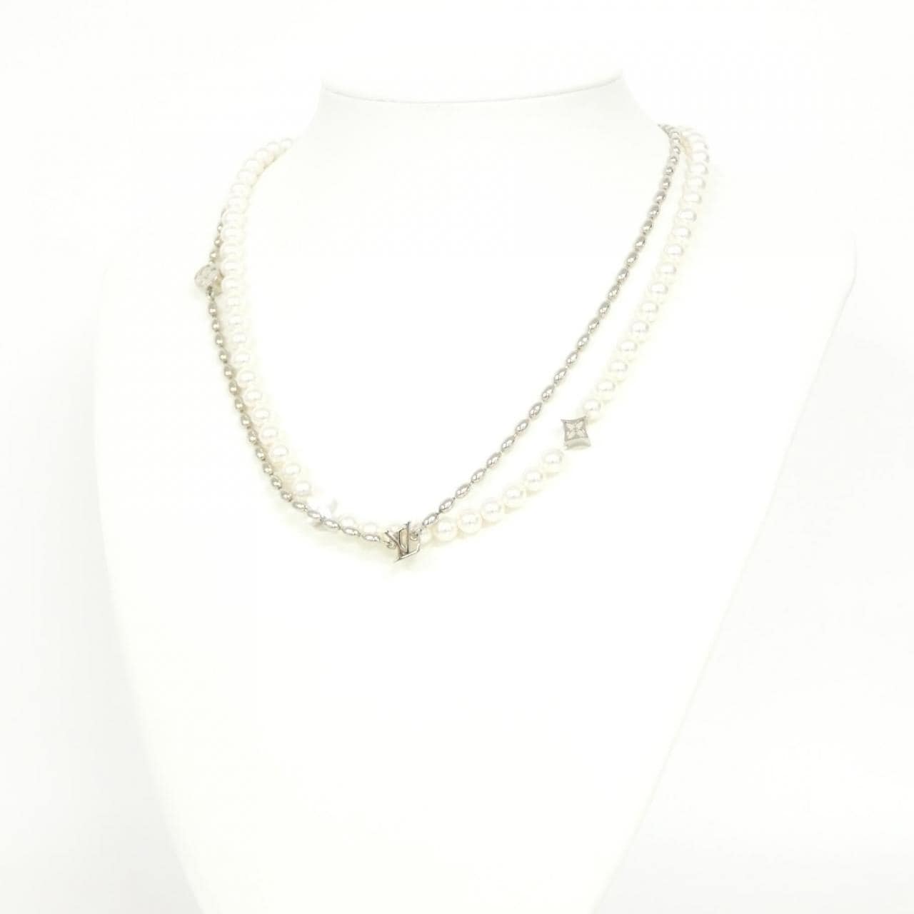 ルイヴィトン ネックレス パール フュージョン M01781 ネックレス