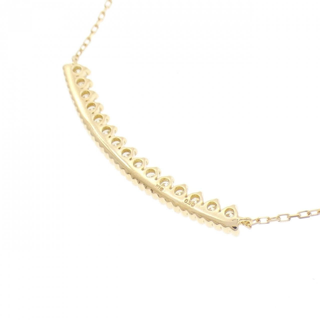 K18YG ダイヤモンド ネックレス 0.30CT