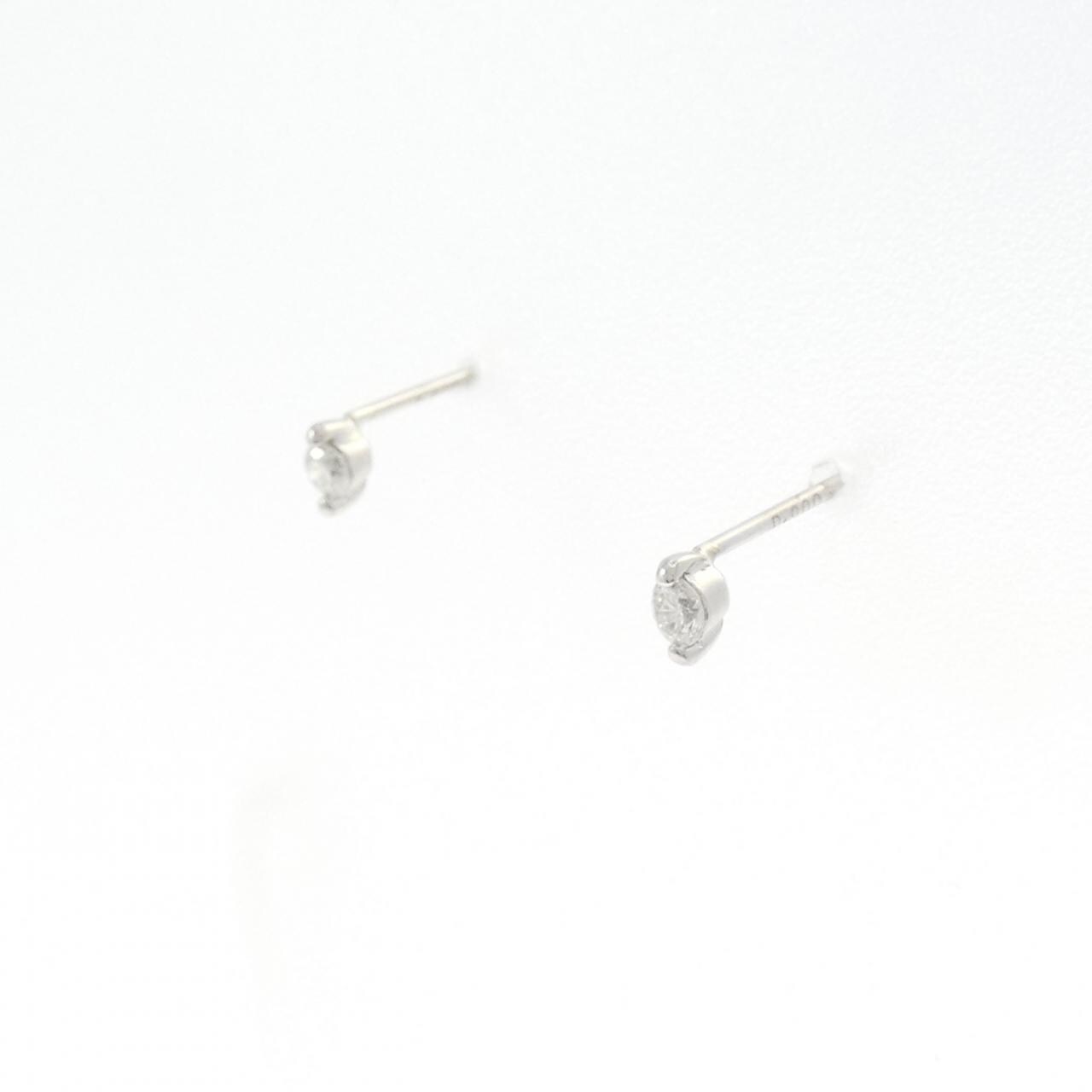 PT900单钻钻石耳环 0.10CT