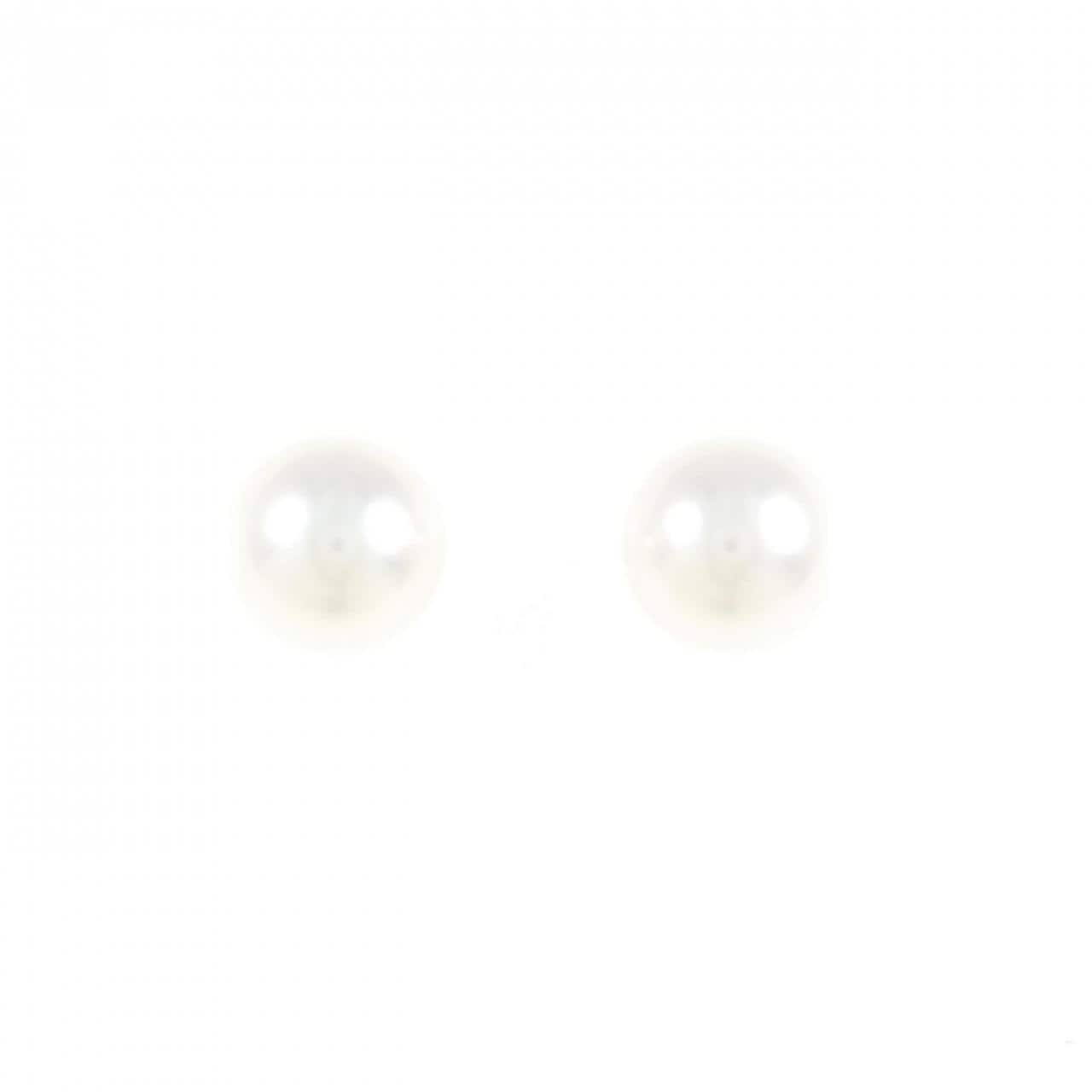 K18YG Akoya pearl earrings 8.7mm