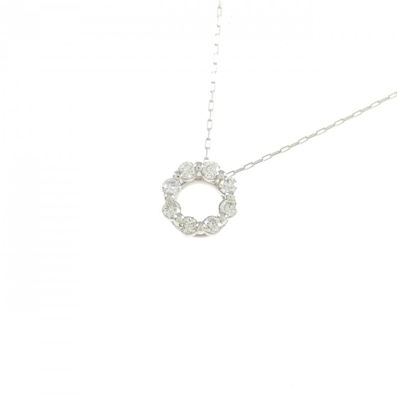[BRAND NEW] PT900/PT850 Diamond Necklace 0.10CT