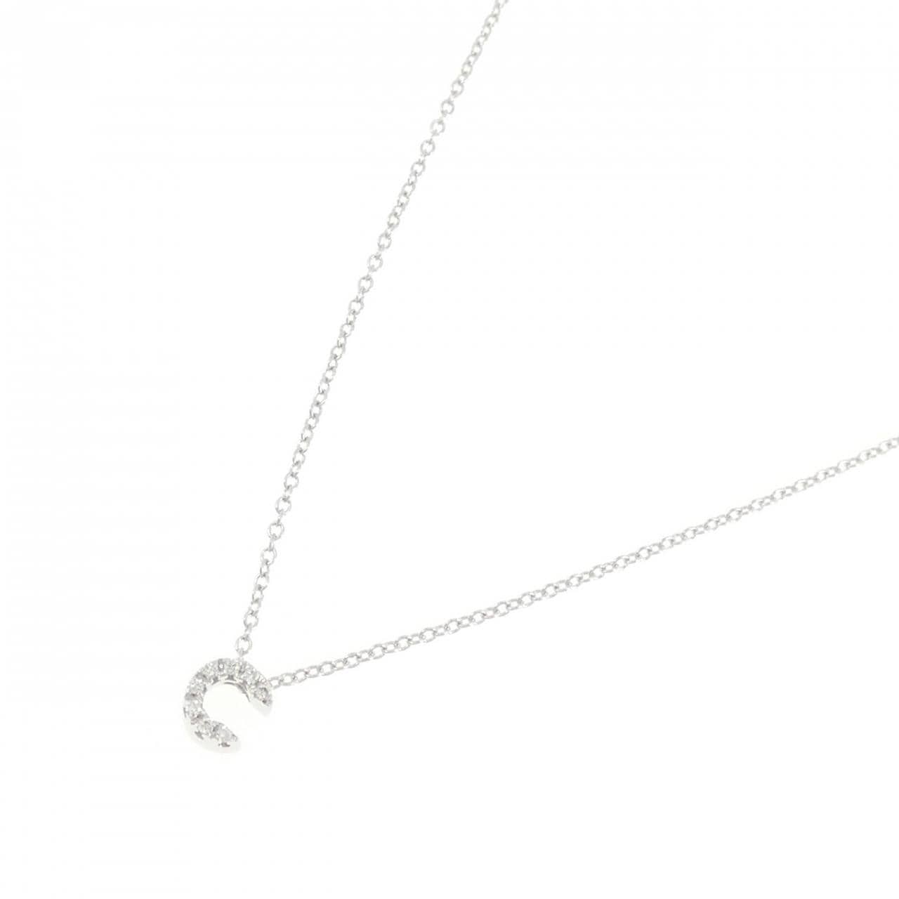 ポンテヴェキオ イニシャル ネックレス 0.04CT