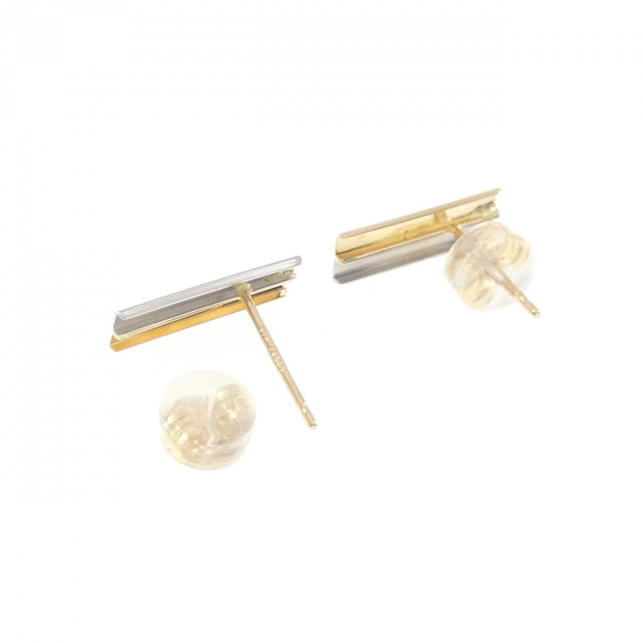 【新品】K18YG/PT900 ピアス