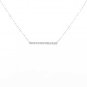 K18WG ダイヤモンド ネックレス 0.30CT