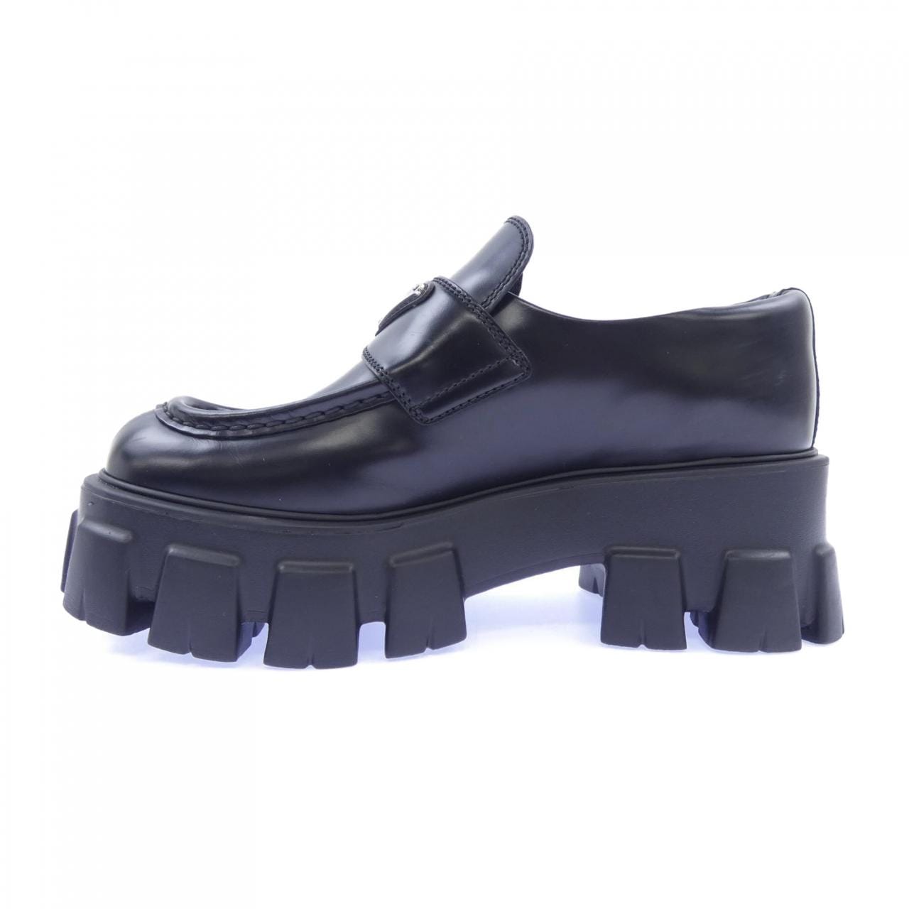 プラダ PRADA モノリス ローファー トライアングルロゴ 1D649M シューズ
