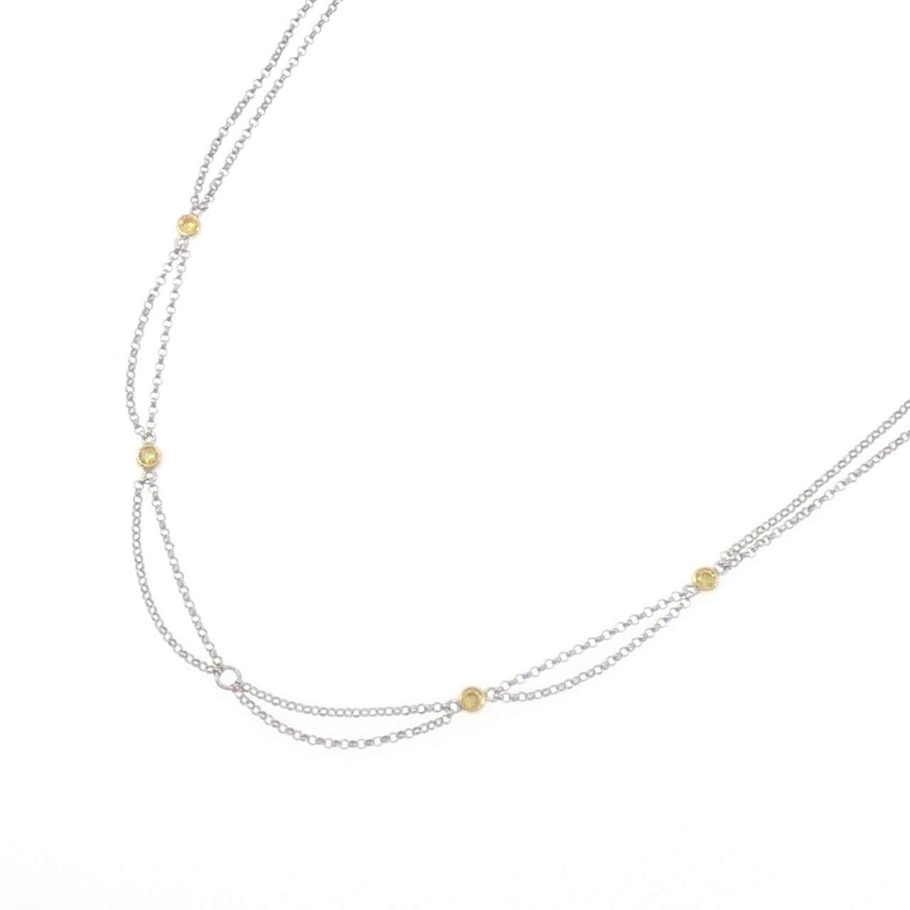 750WG/750YG 2WAY ダイヤモンド ネックレス